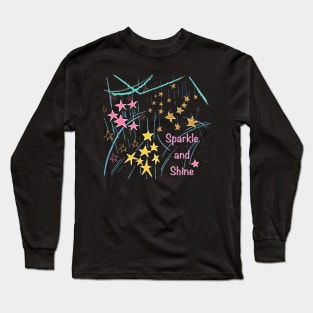 Stars Sparkle and Shine t-shirt Long Sleeve T-Shirt